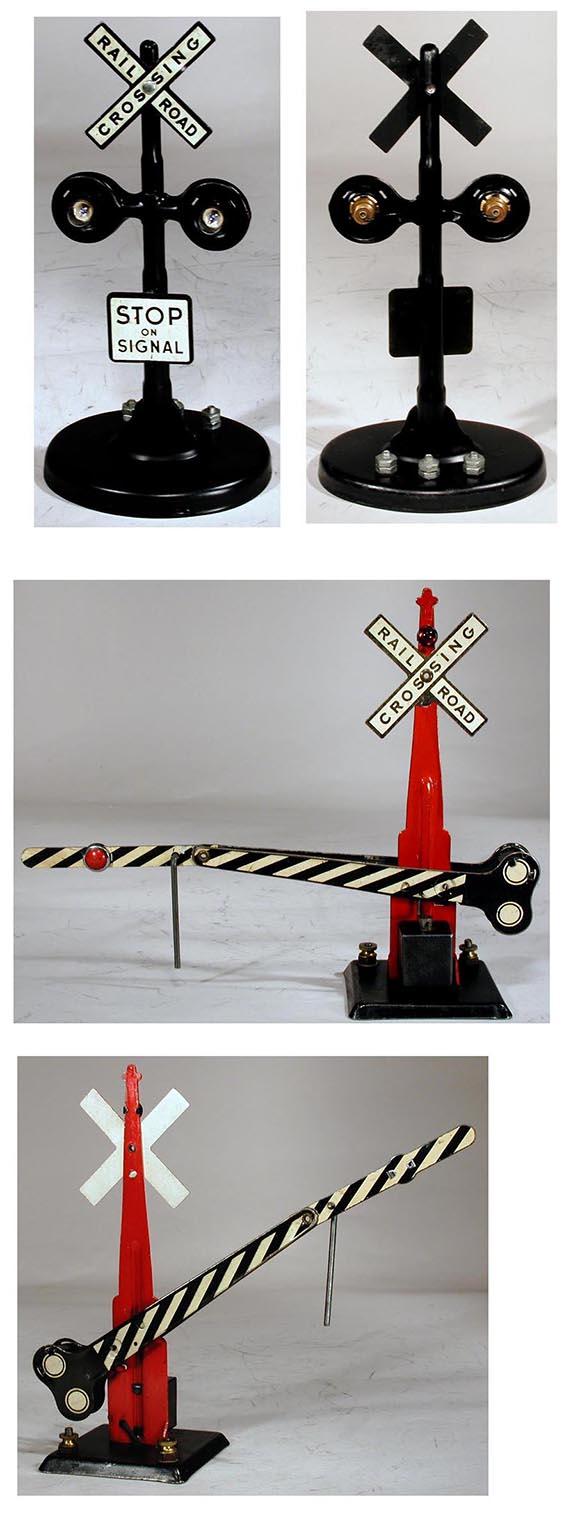 1952 #423 Crossing Signal with Flashing Lights, #438 Automatic Gate